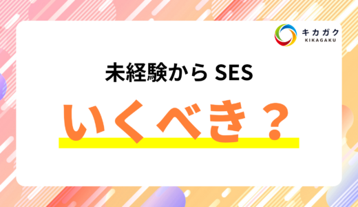 SES にいくしかない？未経験エンジニアのキャリア戦略！本当に正しい選択とは | エンジニア転職の教科書｜キカガクキャリア